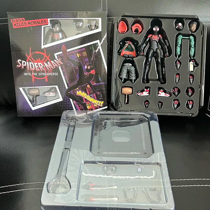 Sentinel SV Spider Man Miles Morales Action Figure Into the Spider Verse