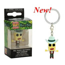 Funko Pocket Rick and Morty Keychain Figures Pickle Rick Meeseeks Snowball