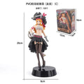 One Piece Nami 19cm Black Clothes Anime Action Figure PVC Collectible Toy