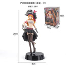 One Piece Nami 19cm Black Clothes Anime Action Figure PVC Collectible Toy