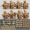 Compatible Building Block Military Police Special Forces Minifigures Toy