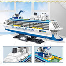 2428 Piece City Cruise Liner Ship Mini Building Blocks Model