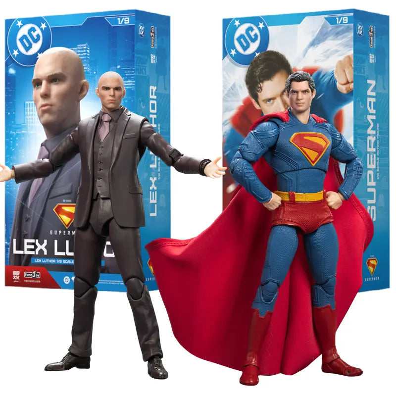 2025 FondJoy Superman Lex Luthor & Krypto 1/9 Action Figure 19cm