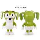 Bluey and Bingo Family Mini PVC Action Figures Cartoon Collectible Set