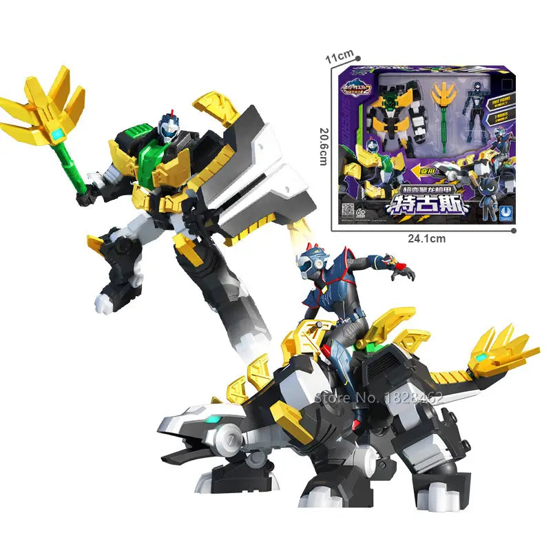Mini Force Super Dino Power Transforming Robot Dinosaur Toy Figure