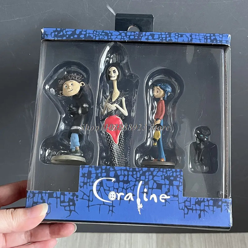 Neca Coraline 3 Piece Movable Figure Set Collectible Movie Toy Gifts