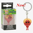 Funko Pocket Rick and Morty Keychain Figures Pickle Rick Meeseeks Snowball