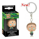 Funko Pocket Rick and Morty Keychain Figures Pickle Rick Meeseeks Snowball