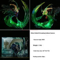 24cm One Piece Roronoa Zoro Luminous GK PVC Statue Collectible Display