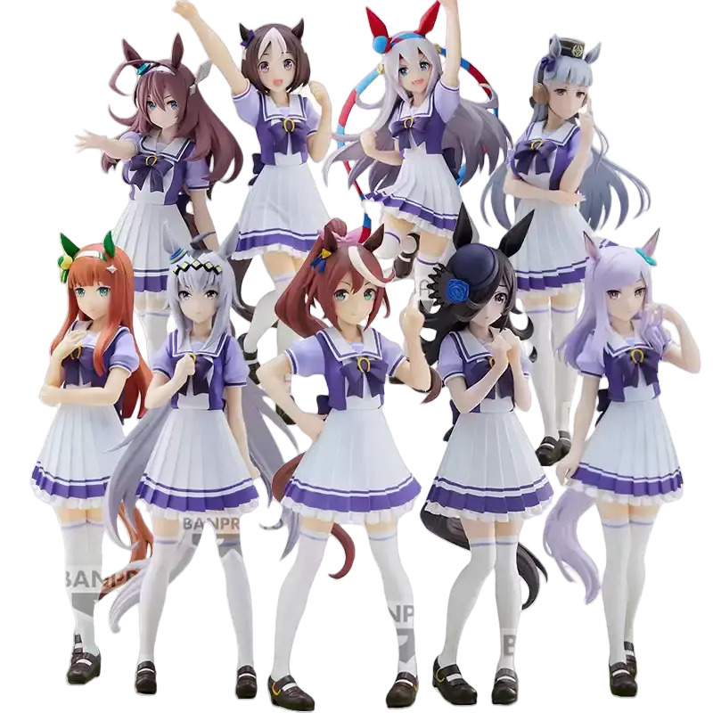 Bandai Umamusume Pretty Derby Kitasan Black Tokai Teio Tamamo Action Figure