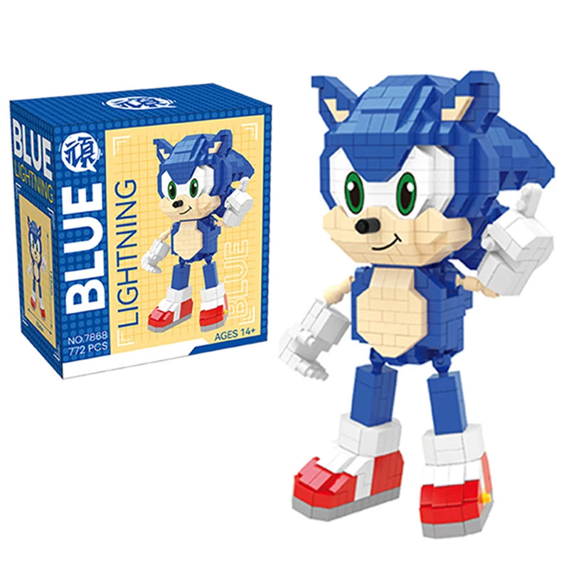 Sonic Building Blocks Action Figure – Educational Toy for Kids