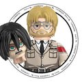 Attack on Titan Anime Building Blocks Mini Action Figures Levi Eren Mikasa Gift