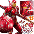 Iron Man MK1-MK50 Movable Action Figure 7-Inch Collectible Movie Toy