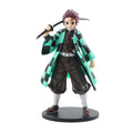 Demon Slayer Tanjiro Zenitsu Nezuko PVC Warrior Anime Action Figure Model