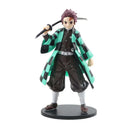 Demon Slayer Tanjiro Zenitsu Nezuko PVC Warrior Anime Action Figure Model