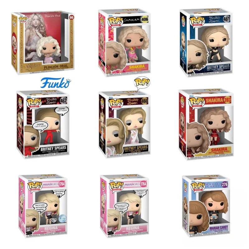 Shakira Britney Rosalia Funko Pop Rocks Music Collectible Figure
