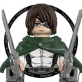 Attack on Titan Anime Building Blocks Mini Action Figures Levi Eren Mikasa Gift