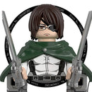 Attack on Titan Anime Building Blocks Mini Action Figures Levi Eren Mikasa Gift