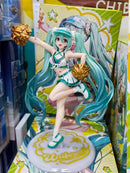 Hatsune Miku Cheerleader 18cm Anime PVC Figure Kawaii Collectible Toy