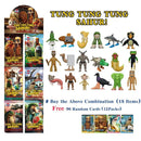 Tung Tung Sahur PVC Action Figure Display Model with Bonus Random Cards