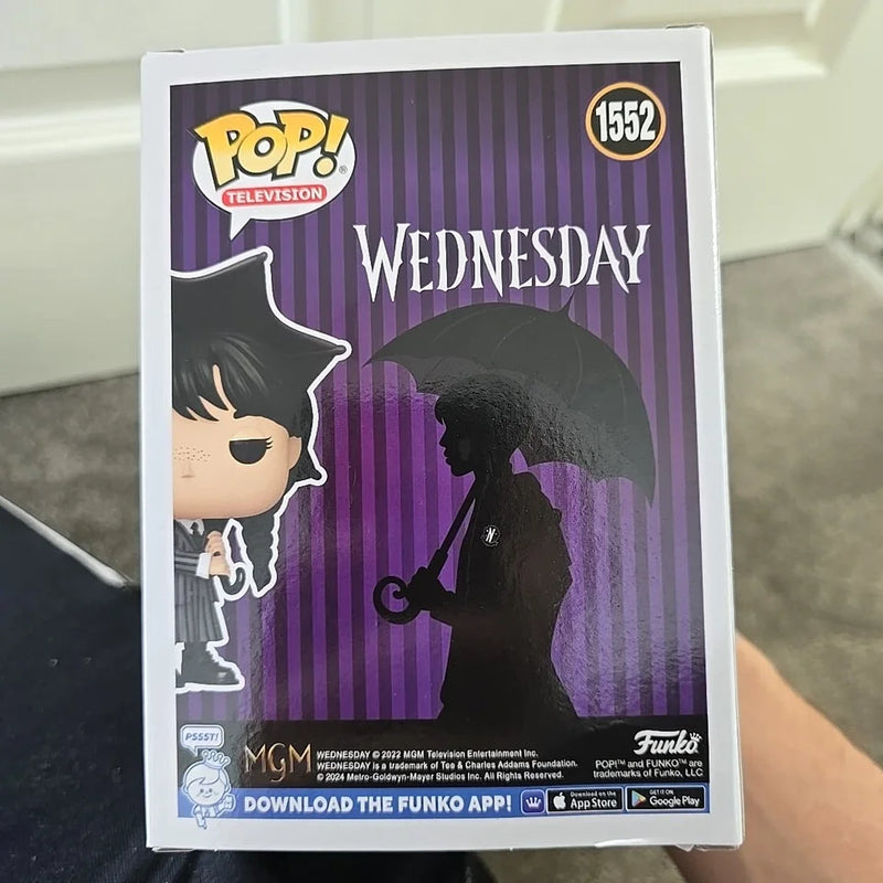 Funko Pop Wednesday Addams with Umbrella 1552 Vinyl Figure Collectible