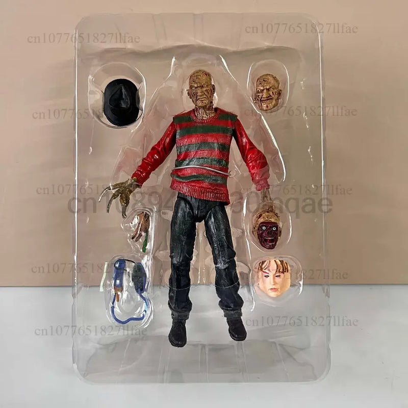 NECA Nightmare on Elm Street 3 Freddy Krueger Horror Action Figure 18cm