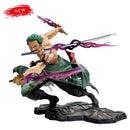 One Piece Roronoa Zoro Three Sword Style 10cm GK Anime Action Figure