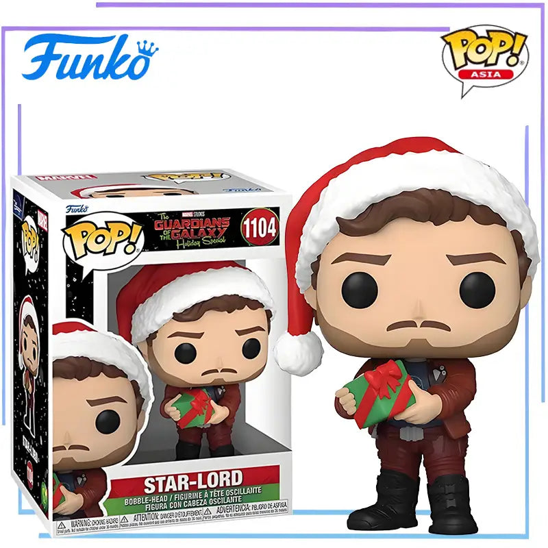 Funko Pop Guardians Christmas Special Star-Lord and Groot Collectible Model