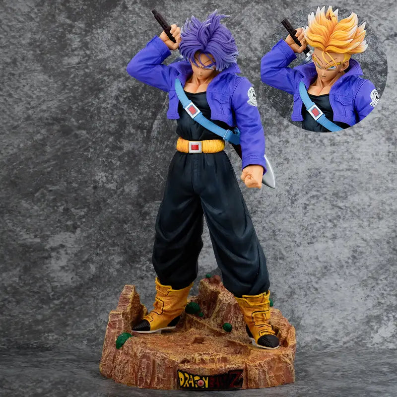 Dragon Ball Z Super Saiyan Trunks 23cm PVC Collectible Figure Gift