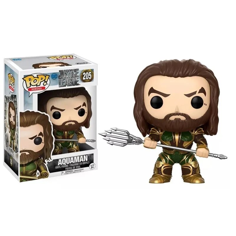 Funko Pop Cyborg and Aquaman