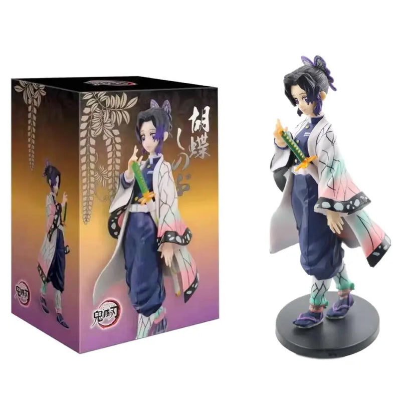 Demon Slayer Tanjiro Zenitsu Nezuko PVC Warrior Anime Action Figure Model