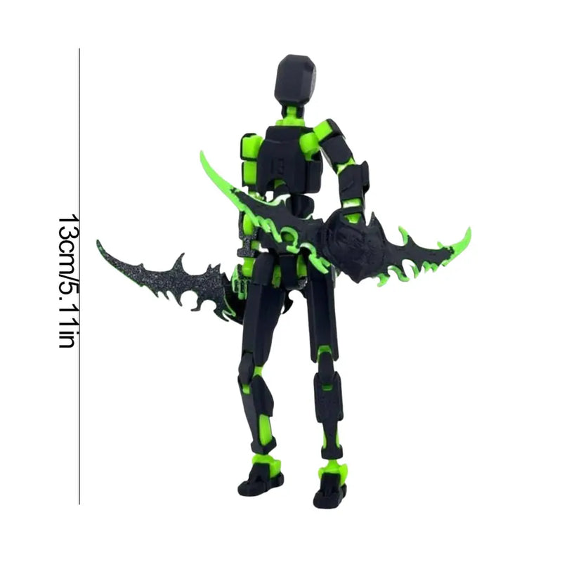 13 Multi Jointed Action Figure with Accessories Mechanical Body Toy Gift