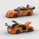 MOC City Racing Supercar Building Blocks R34 RX7 Supra Model