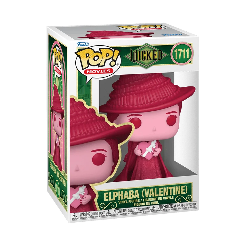 Funko Pop Wicked Elphaba and Glinda Valentine Figures Limited Edition