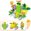 2025 Plants vs Zombies Robot Sunflower Cactus Corn Action Figure Set