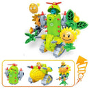 2025 Plants vs Zombies Robot Sunflower Cactus Corn Action Figure Set