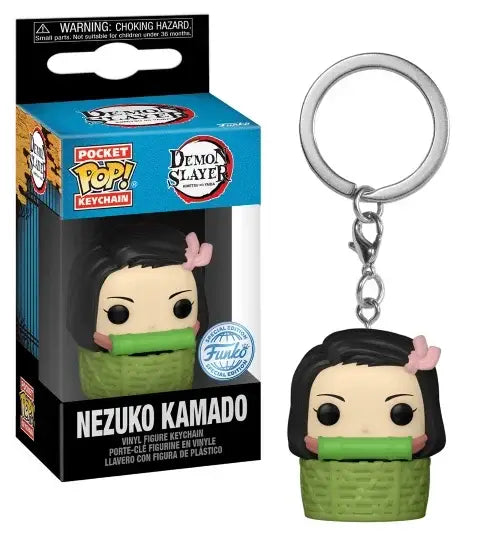 Demon Slayer Nezuko Tanjiro Inosuke Pocket Pop Funko Keychain Set