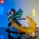 Demon Slayer Tanjiro Zenitsu Rengoku PVC Anime Action Figure Set