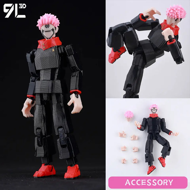 Jujutsu Kaisen Gojo Sukuna Fushiguro Toji Action Figure Collectible Toy