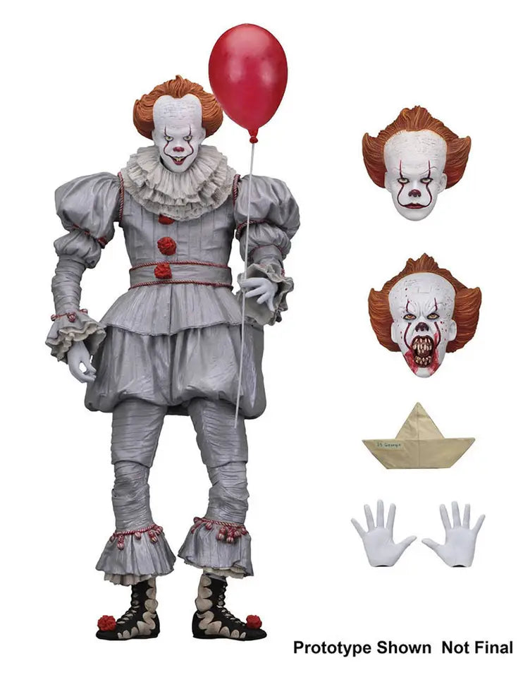 NECA Pennywise Clown Figure IT Horror Collectible Model Toy Gift