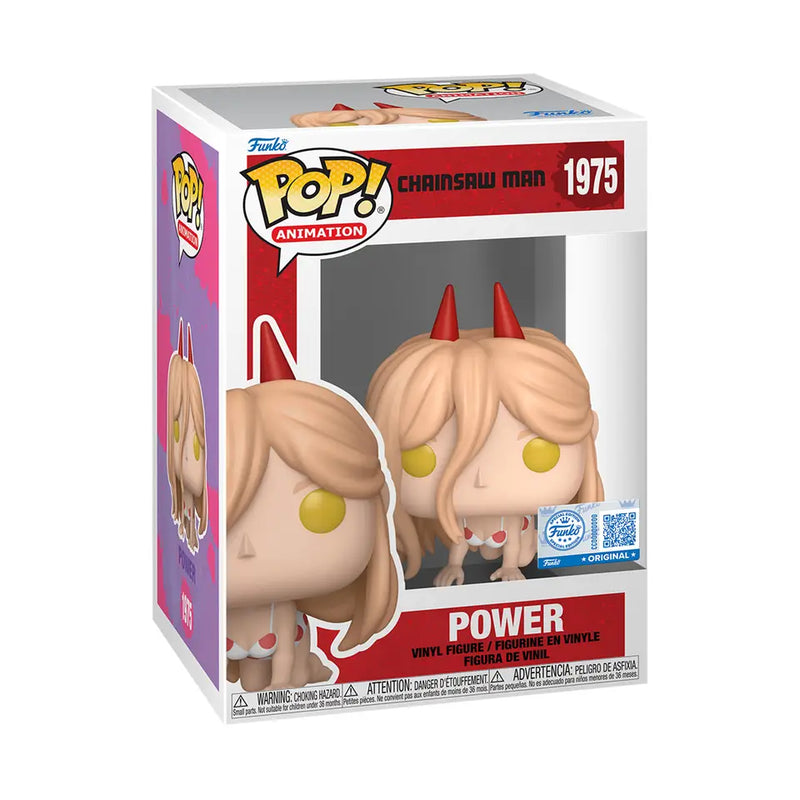 Funko Pop Chainsaw Man Power Beach Outfit Vinyl Figure Limited Edition Collectible