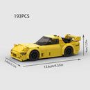 MOC City Racing Supercar Building Blocks R34 RX7 Supra Model