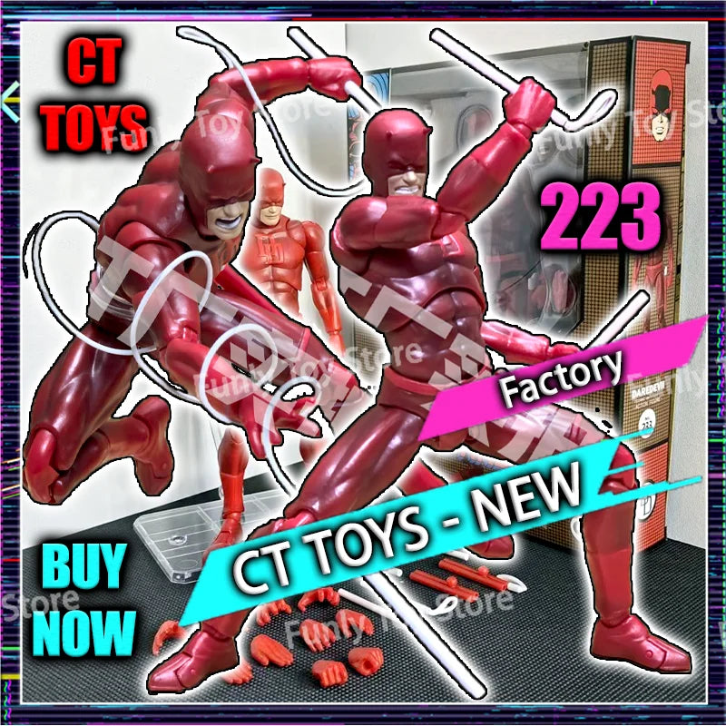 Mafex 223 Daredevil Comic Version Action Figure Collectible Model