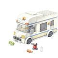 City Series Holiday Camper Wagon Building Blocks Christmas Assembly Toy Gift