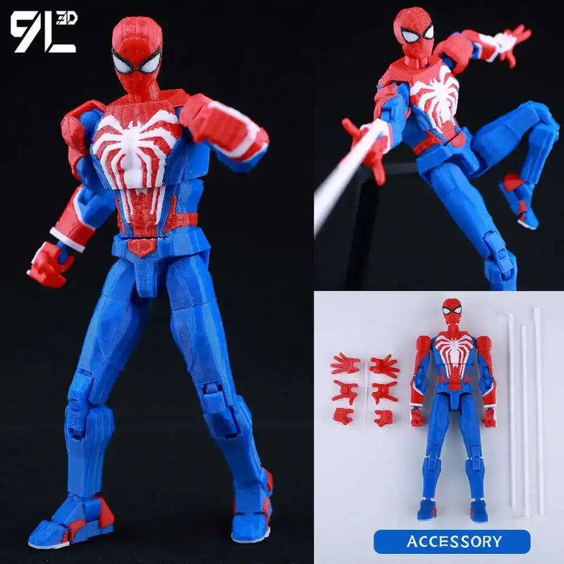 Superman and Batman Action Figure Poseable Collectible Hero Toy