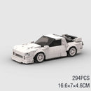 MOC City Racing Supercar Building Blocks R34 RX7 Supra Model