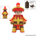 Ancient Chinese Hero Yue Fei Armor Soldier Building Block Figure Toy Gift