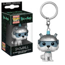 Funko Pocket Rick and Morty Keychain Figures Pickle Rick Meeseeks Snowball