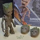 Groot Cute Baby Tree Man Articulated Action Figure Collectible Toy