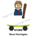 Upside Down Kids Action Figure Building Blocks Assembly Toy